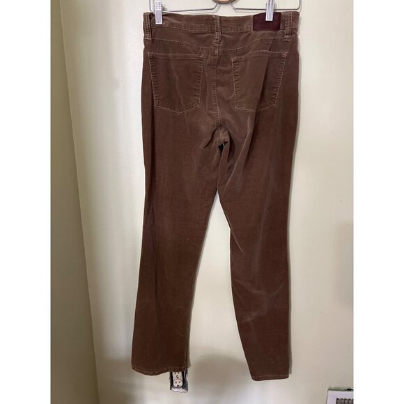 Lauren Jeans Co. Ralph Lauren Brown Corduroy Pants Size 8 Womens Cotton/Elastane - Picture 9 of 10